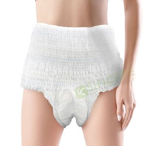 Pantalons pour adultes à absorption élevée, écologiques, ultra épais, jetables, à enfiler et à tirer, avec protection anti-fuite 3D, vente en gros - Product Image 2