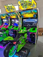 Simulateur de course de moto à monnayeur, borne d'arcade avec écran LCD 50 pouces et lecteur de billets pour usage commercial