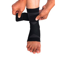 Manchon de soutien de cheville en nylon de haute qualité, respirant, réglable, élastique, pour le sport et le basketball, protection compressive