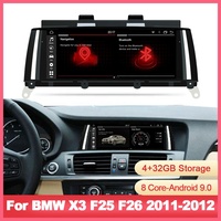 YZG-reproductor Multimedia con pantalla táctil de 8,8 "y navegación GPS para BMW, autorradio con reproductor de DVD, 8 núcleos, Android, para BMW X3 F25 X4 F26 2011 17 CIC