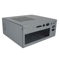 Mini Caja de Aluminio para Placa Base, Almacenamiento NAS, Rack de 4 Bahías, Router, Aluminio Rojo Portátil, Personalizable, Certificado ISO9001, 1U