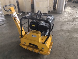 Compacteur de plaque de moteur Diesel essence bidirectionnel professionnel HZR220 34KN vibrant inviolable 13HP utilisation de Construction - Product Image 4