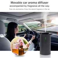 Désodorisant intelligent de diffuseur de voiture portatif de vendeur chaud avec la machine et l'humidificateur de parfum de voiture de diffusion d'huile essentielle