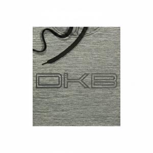 DKB uomo 2 pezzi felpa con cappuccio 500 Gsm Anti-strizzacervelli modello solido 3D ricamo acido lavaggio serigrafia felpa con cappuccio stampato - Product Image 2