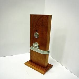 Juego de Cerradura de Seguridad Premium para Puerta, Manija de Puerta de Níquel Satinado con Llave para Puertas de Madera de Oficinas Comerciales - Product Image 3