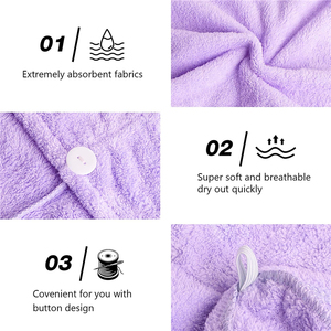 Water Absorbent Turban Twist Microfiber Head <strong>Towel</strong> Organic Womens <strong>Rapid</strong> <strong>Dry</strong> Hair <strong>Towel</strong> Wrap Private Label for Hair Salon - Product Image 5