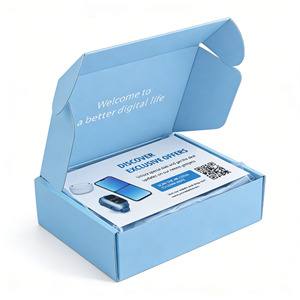 Masseur électrique, emballages d'électronique 3C, boîtes en carton ondulé B/E, option de fermeture auto-adhésive, impression quadricolore - Product Image 5