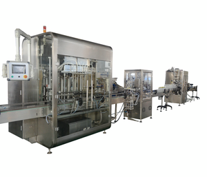 Bán buôn 6-đầu đóng hộp mật ong salad Sauce cà ri nước sốt điền đóng nắp ghi nhãn Máy chiết rót - Product Image 1