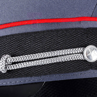 Casquette à visière personnalisée avec logo brodé, casquette d'uniforme de capitaine ou de chevalier templier, prix d'usine, casquettes avec logo personnalisé