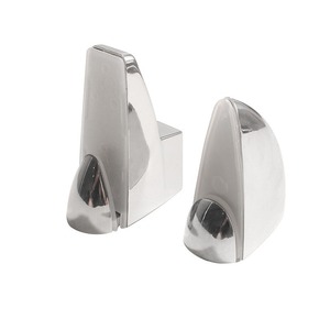 <b>Adjustable</b> Glass Clip Zinc Alloy Modern Simple Design Durable <b>Shelf</b> Support For Glass Panels - Product Image 1