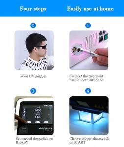 USA 510(<span class=keywords><strong>K</strong></span>) menyetujui terbaik 308nm Excimer cahaya terapi dermatologi kulit penyakit Vitiligo Psoriasis mesin perawatan - Product Image 5