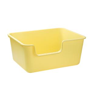 Oversized Anti Splash Big Space Cleaning <strong>Plastic</strong> <strong>Cat</strong> Toilet Semi Enclosed Integrated <strong>Cat</strong> Litter <strong>Box</strong> - Product Image 1
