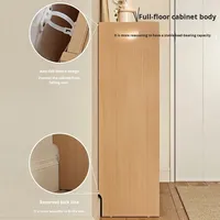 Armoire à chaussures en bois massif Lepai personnalisée Mobilier de maison moderne pour entrée Stockage de grande capacité