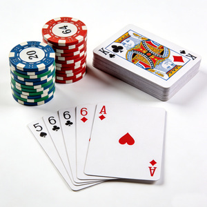 Fichas de Póker con Brillo Neón, Impresas en Color Personalizado, para Accesorios de Mesa de Casino, Juego de Regalo para Torneos, Venta al por Mayor, 100 Piezas - Product Image 1