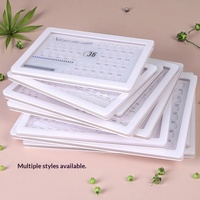 Livre d'échantillons de vernis à ongles liquides carrés OEM personnalisé, anti-poussière, avec couverture transparente en acrylique, présentoir de couleurs d'ongles, échantillons de capsules d'ongles, directement de l'usine