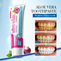 OEM ODM Personnalisé SADOER Dentifrice Blanchissant aux Herbes de Raisin 100g Nettoyage en Profondeur Élimination des Taches Nettoyage Doux Marque Privée Usage Domestique