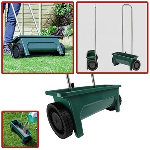 Poignée <span class=keywords><strong>en</strong></span> aluminium avec rouleaux réglables, 12l, pour le jardin, la <span class=keywords><strong>pelouse</strong></span>, l'alme, le sel, la graines de sol, 2 pièces - Product Image 5