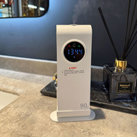 Diffuseur d'aromathérapie intelligent silencieux 0,5 L pour la maison et l'hôtel, pulvérisateur de parfum automatique, à poser sur le bureau/mural, sans prise électrique