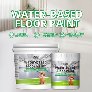 Pintura para Pisos Ecológica a Base de Agua, Bajo Olor, Impermeable, Resistente a los Arañazos, Revestimiento para Renovación de Pisos de Garajes y Fábricas - Product Image 2