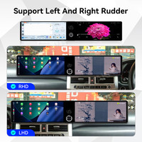 MOOKAKA Dual 12,3 Zoll Android für Toyota 4Runner 2007-2022 Auto-Stereoanlage Multimedia GPS-Navigation Kabelloses CarPlay Haupteinheit Radio
