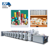 Máquina Impresora Flexográfica Automática de Alta Velocidad de 8 Colores para Etiquetas de Papel, PET, PP, PE, Impresora de Etiquetas para Bolsas de Papel Nuevas
