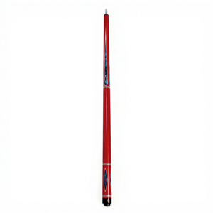 ไม้คิวบิลเลียดคาร์บอนไฟเบอร์ KS 12.4 มม. สีแดง ไม้ไฮเทค สำหรับเล่นไนน์บอล ทนทาน ปรับน้ำหนักได้ - Product Image 1