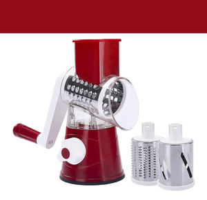 WENTIAN WT-00051 Râpe à fromage rotative de cuisine avec 3 lames à tambour, trancheuse à légumes, <span class=keywords><strong>mandoline</strong></span> et broyeur à noix - Product Image 6