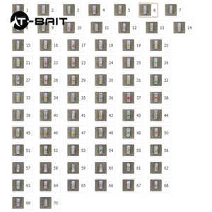 เหยื่อปลอมโลหะคุณภาพสูง 5-11 กรัม 70 สี สำหรับตกปลาแซลมอนและปลาเนื้อแดงในแม่น้ำ ทะเลสาบ และลำธาร ขายส่ง - Product Image 4