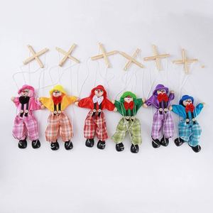 Marioneta de sombra de payaso de madera con cuerda, estilo europeo y americano, juguetes infantiles en stock - Product Image 1