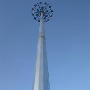 Tour autoportante monopole pour télévision par satellite, télécommunications et antennes paraboliques, 20m 30m 25m, en acier Q345B/Q235B galvanisé à chaud, certifiée ISO/CE - Product Image 4