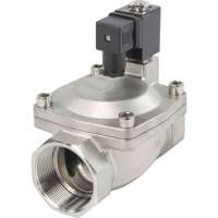 Vanne Solénoïde DNOVA Acier Inoxydable AISI 304/1.4301 FKM DN10-50 10bar 24V NC