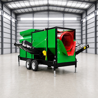 Trommel mobile pour compost avec déplacement facile et garantie d'un an