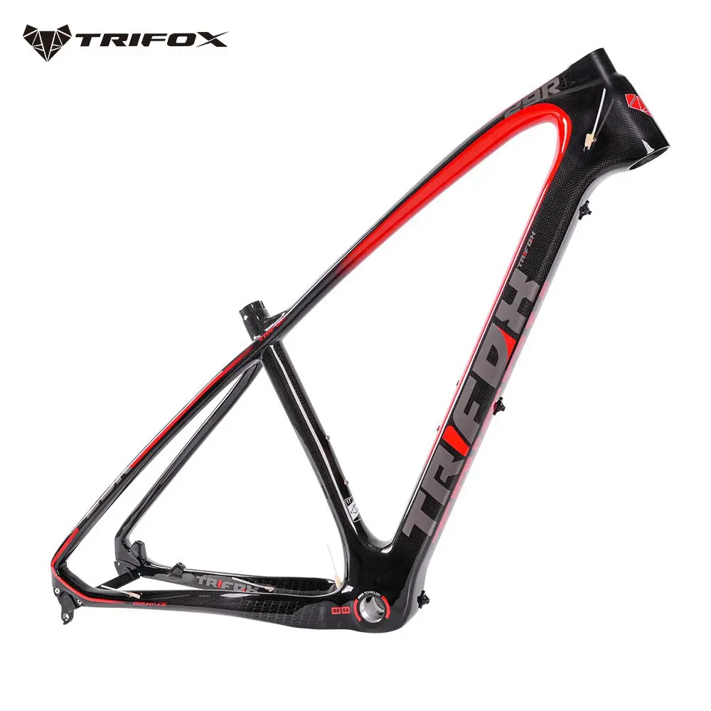 Best Selling MTB T800 Full Carbon Frame 29er XC Thru-Axle Hardtail Mountain Bike Frameset Trifox MFM200