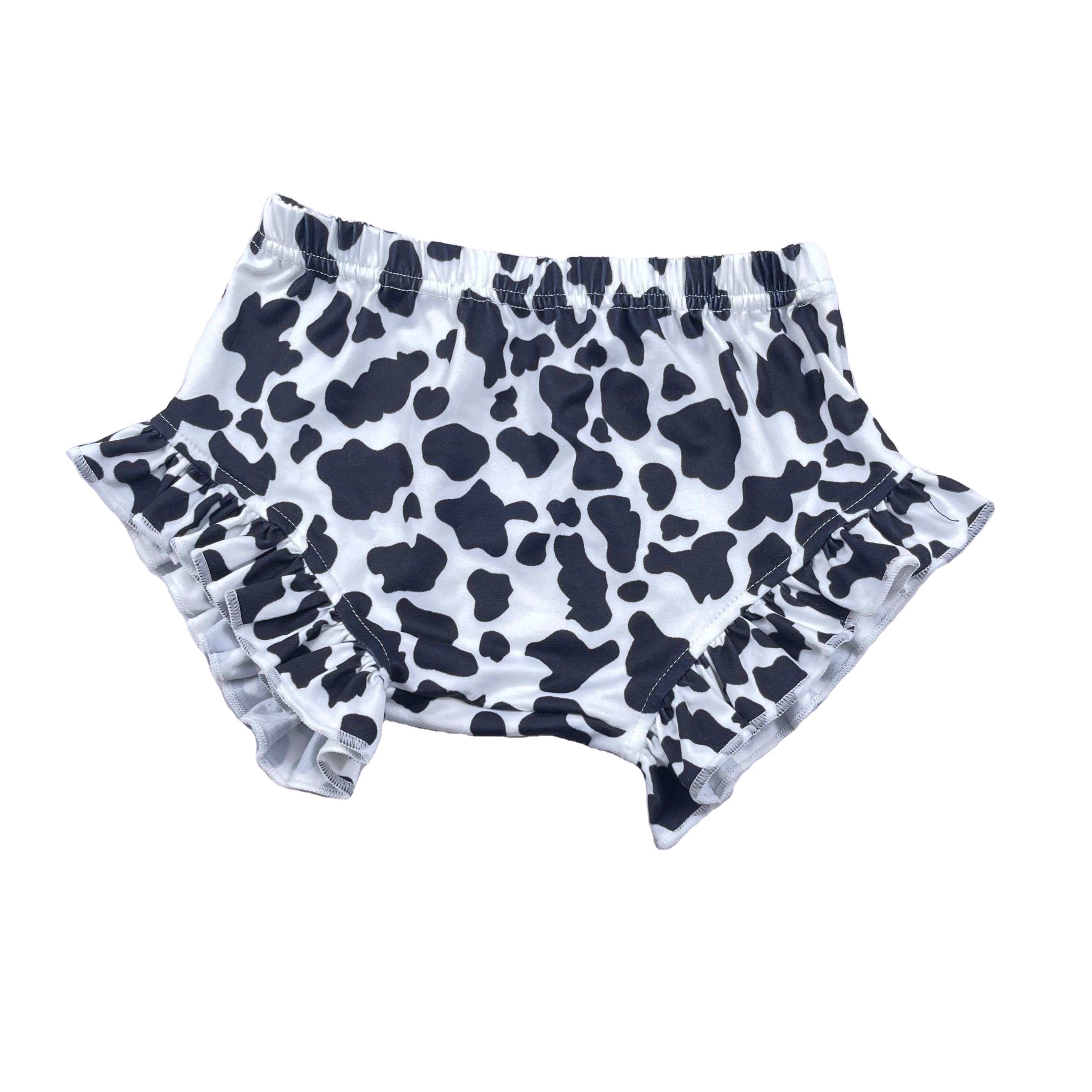 QL2022 neuer Stil Großhandel Sommer Kuh Druck Short ies normale Bummies Baby Girls Bloomer Mädchen rts Shorts