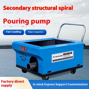 Fabrieks Directe Automatische Kleine Grondpomp Met Schroefvoeder 220V Betonpomp Voor Het Gieten Van Kerncomponenten Motor En Versnelling - Product Image 4