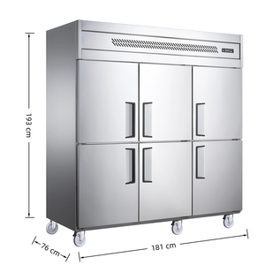 Réfrigérateur à refroidissement rapide Nuelead NE-822, 1520L, en acier inoxydable 304, type armoire - Product Image 1