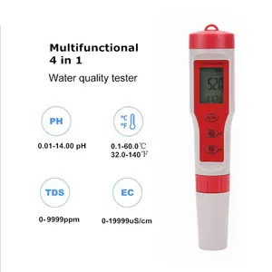 Multiparameter نوعية المياه متر السعر جودة المياه الصناعية المحمولة tds ec جهاز قياس الاستشعار السعر لتربية الأحياء المائية