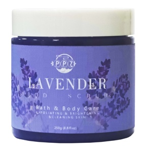 Logo personnalisé Gommage à la lavande Vente en gros Gommage blanchissant pour le corps Marque privée Exfoliant violet Gommage pour le corps Fournisseur - Product Image 6