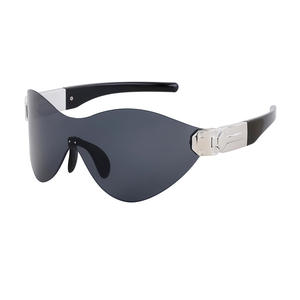 Ldh 6778 Lunettes de soleil de sport monobloc, verres polarisés PC, protection UV400, pour le cyclisme, les activités de plein air, design unisexe - Product Image 4