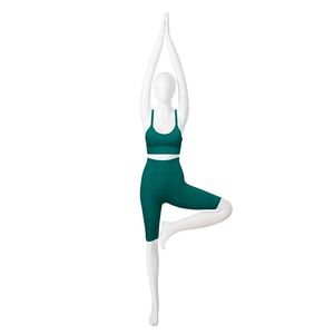 Custom logo 3pcs Seam Women Gym Wear Fitness Clothing Yoga Wear Youth Nylon Spandex Workout Ribbe
