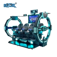 Chaise interactive de réalité virtuelle EPARK, cinéma 9D VR, 4 sièges, cinéma dynamique 9D, prix