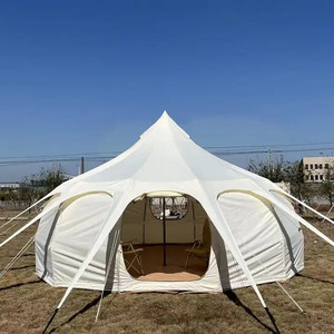 Carpa de Lujo Tipo Loto para Exteriores - Espaciosa Casa de Glamping Tipo Loto con Ventanas, Impermeable y Transpirable, Ideal para Campamentos Familiares - Product Image 4