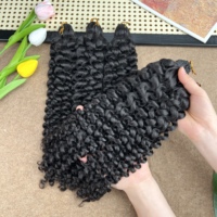 Extensions de cheveux humains au crochet, qualité supérieure, 12A Grade, 100% naturelles, non traitées, Cabello Humano Vietnamit, Deep Wave