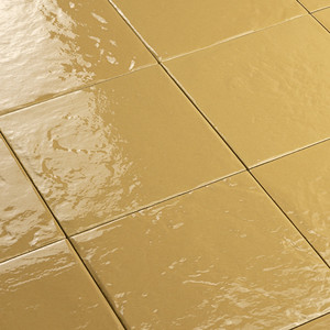 Piastrella Fiji Mustard 15 X 15 Cm, Spessore 8,5 Mm, Finitura Lucida, Bordi Irregolari - Product Image 5