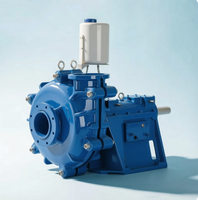 Pompe centrifuge abrasive à haute efficacité 12x10G en acier chromé pour le transport de boues de minerai de fer