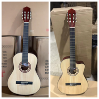 6 String Nylon Classical Guitar Available in Round Body or Cutaway Design Wholesale Musical Instrument Suitable for Beginners