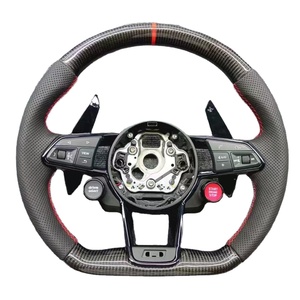 Apto para la modificación del volante de fibra de carbono del nuevo <span class=keywords><strong>Audi</strong></span> A4L B9 S3 S4 S5 RS - Product Image 1