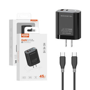 Caricabatterie da viaggio USB <span class=keywords><strong>Type</strong></span>-<span class=keywords><strong>C</strong></span> da 45W per <span class=keywords><strong>iPhone</strong></span> 17 16 Pro Max, Samsung, Xiaomi - <span class=keywords><strong>Caricatore</strong></span> per cellulari - Product Image 2