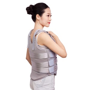 Faja Toracolumbar Gris SMLXL con Placa Termoplástica de Baja Temperatura y Tejido Compuesto para Soporte y Fijación de Cintura - Product Image 3