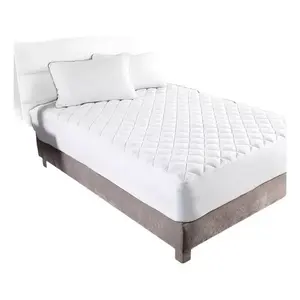 Surmatelas Vianney double, matelassé en coton, toutes saisons, pour usage domestique - Product Image 3